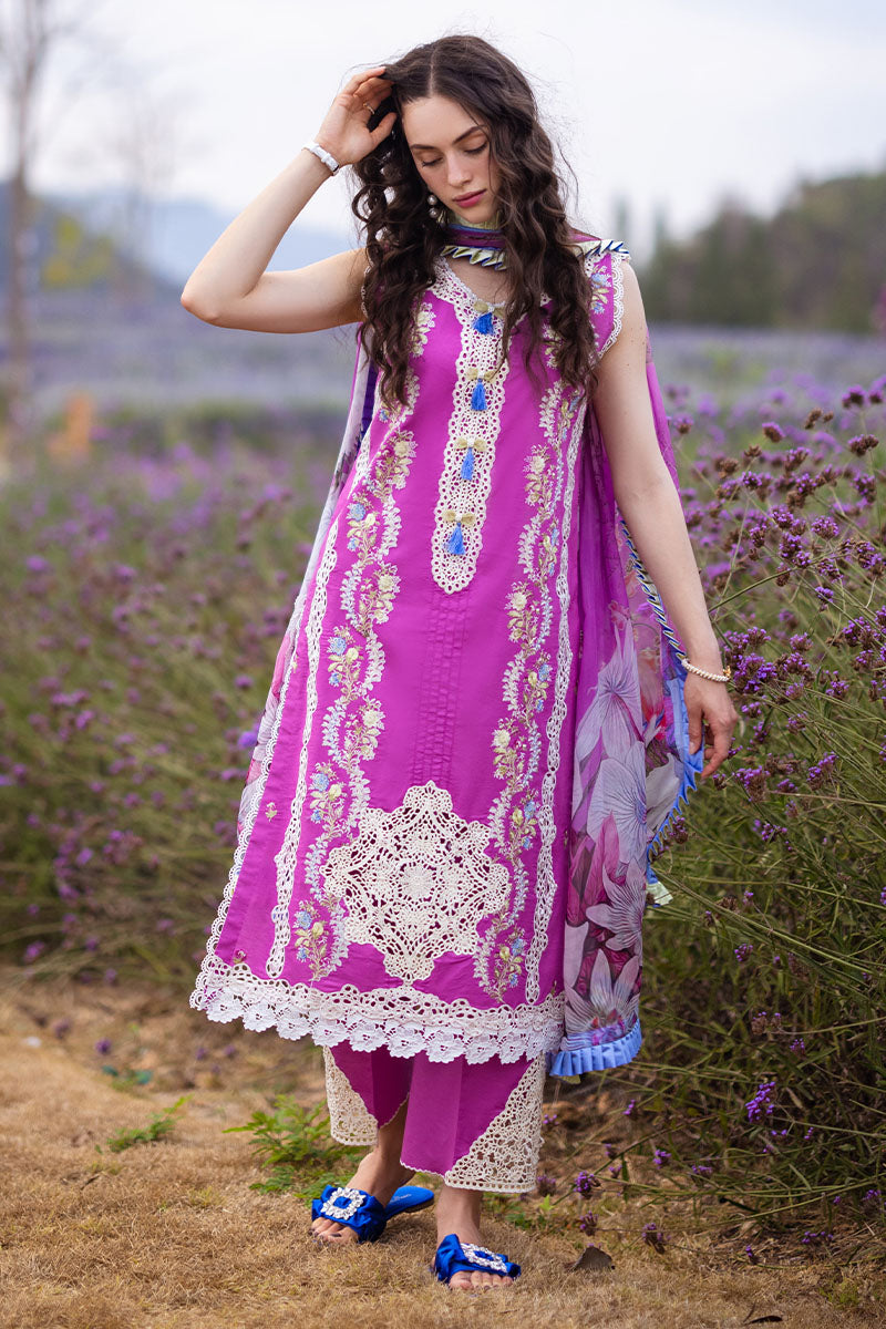 Mushq Hemline The Secret Garden Embroidered Summer Collection '24 (3A)