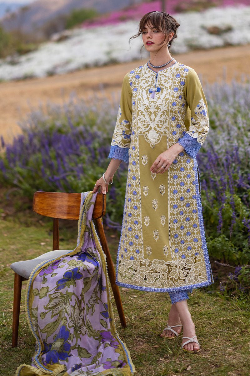 Mushq Hemline The Secret Garden Embroidered Summer Collection '24 (4A)