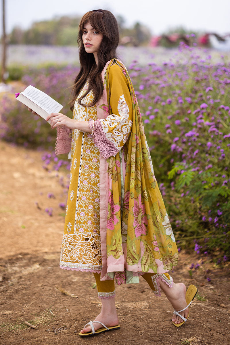 Mushq Hemline The Secret Garden Embroidered Summer Collection '24 (4B)