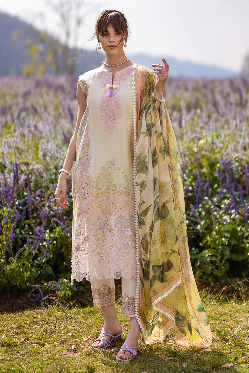 Mushq Hemline The Secret Garden Embroidered Summer Collection '24 (5B)