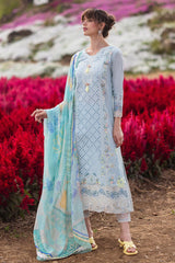 Mushq Hemline The Secret Garden Embroidered Summer Collection '24 (6A)