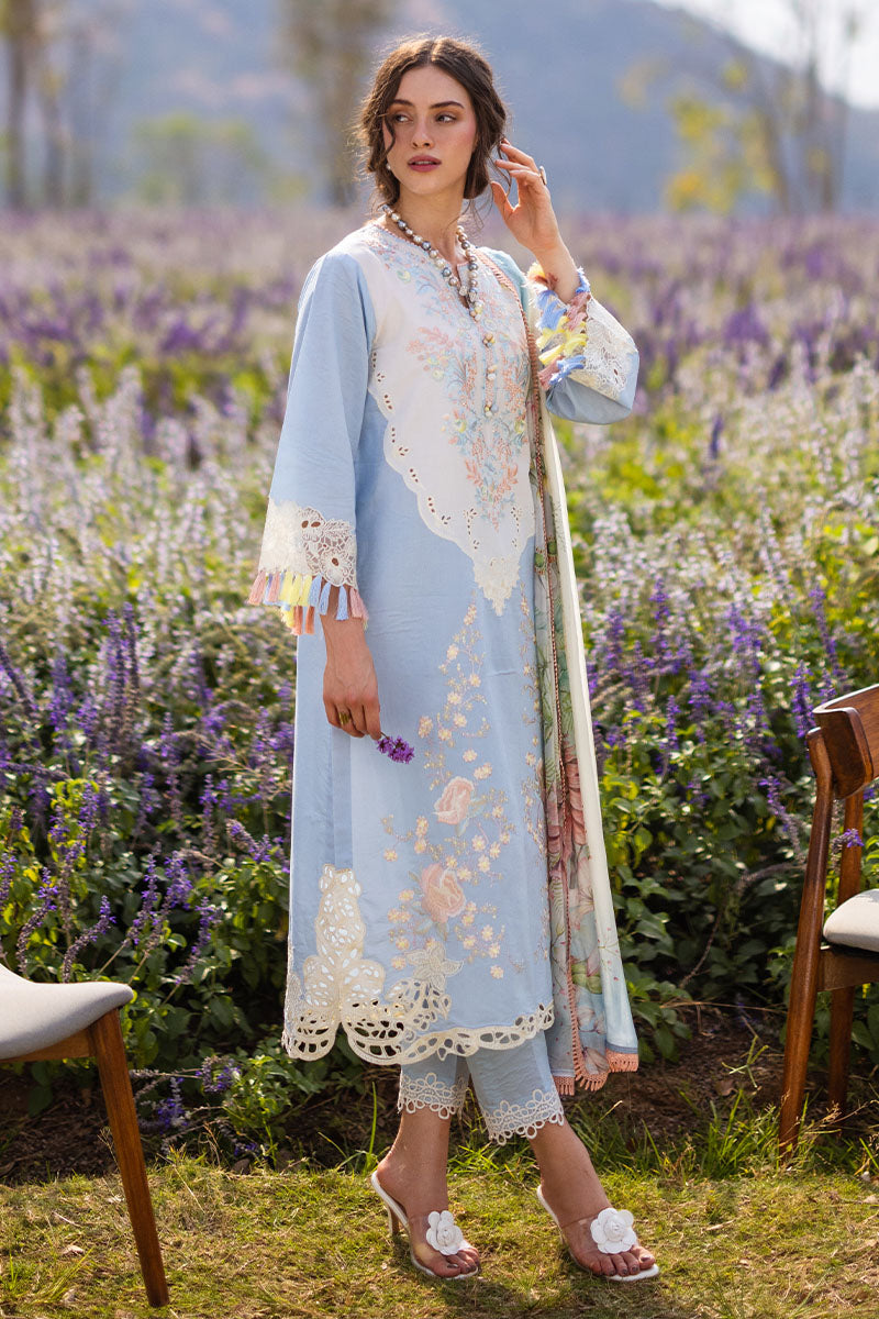 Mushq Hemline The Secret Garden Embroidered Summer Collection '24 (7A)