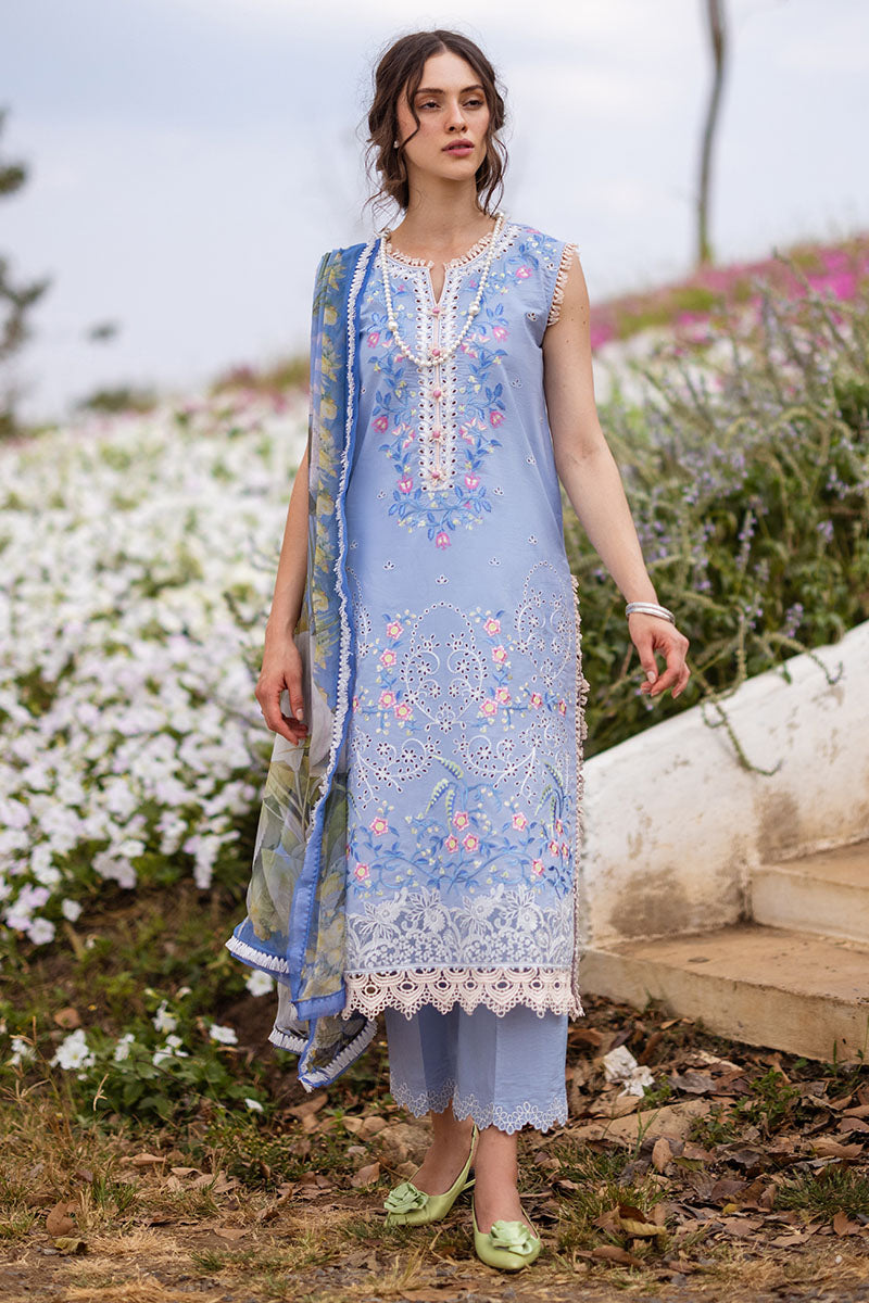 Mushq Hemline The Secret Garden Embroidered Summer Collection '24 (8A)