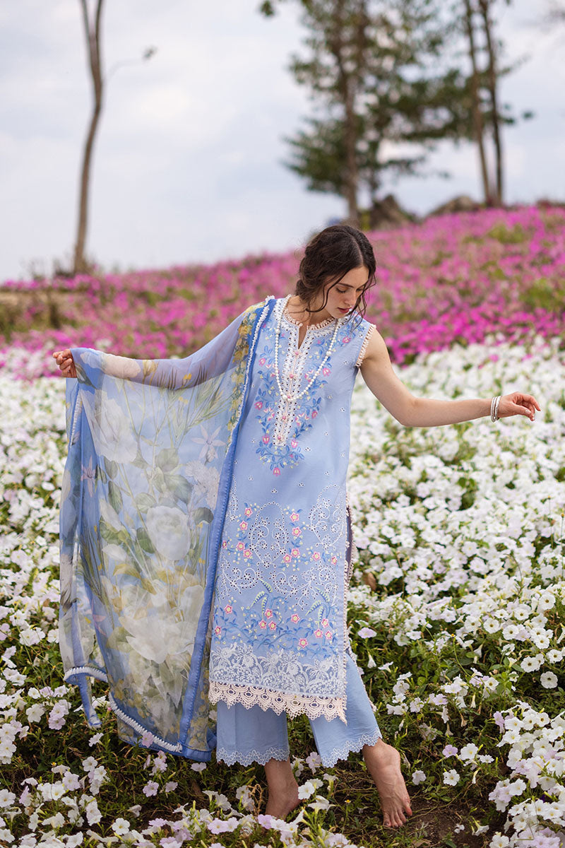 Mushq Hemline The Secret Garden Embroidered Summer Collection '24 (8A)