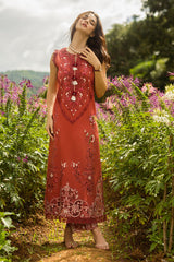 Mushq Hemline The Secret Garden Embroidered Summer Collection '25