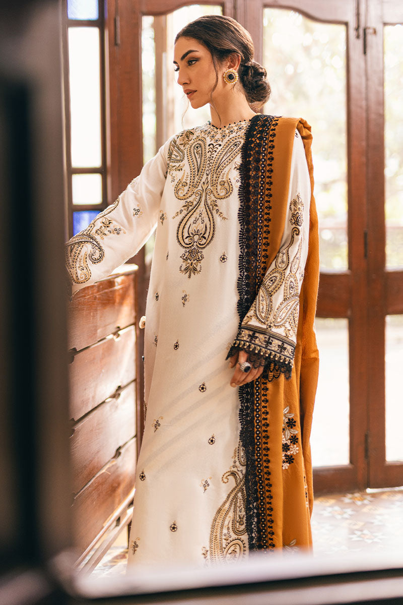 Hemline Symphony Unstitched Karandi Collection By Mushq