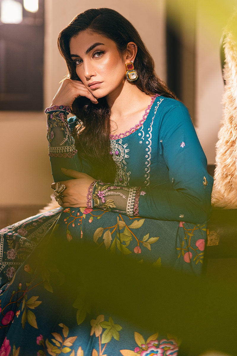 Hemline Symphony Unstitched Karandi Collection By Mushq