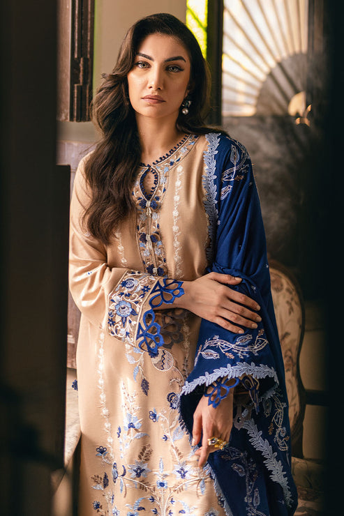 Hemline Symphony Unstitched Karandi Collection By Mushq