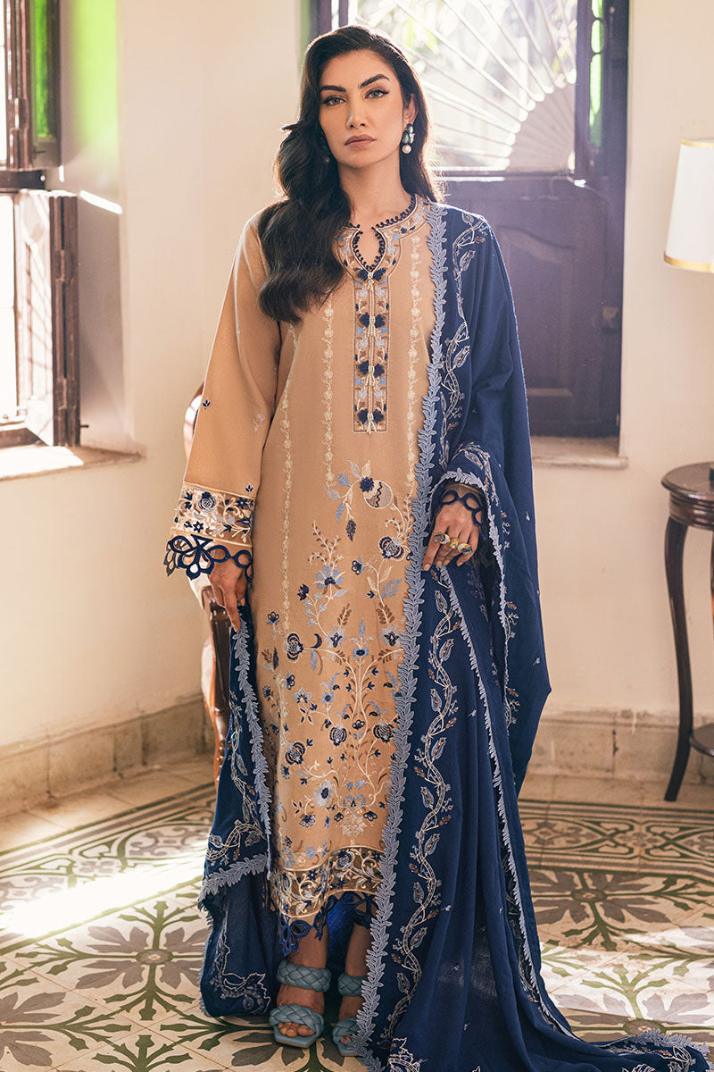 Hemline Symphony Unstitched Karandi Collection By Mushq