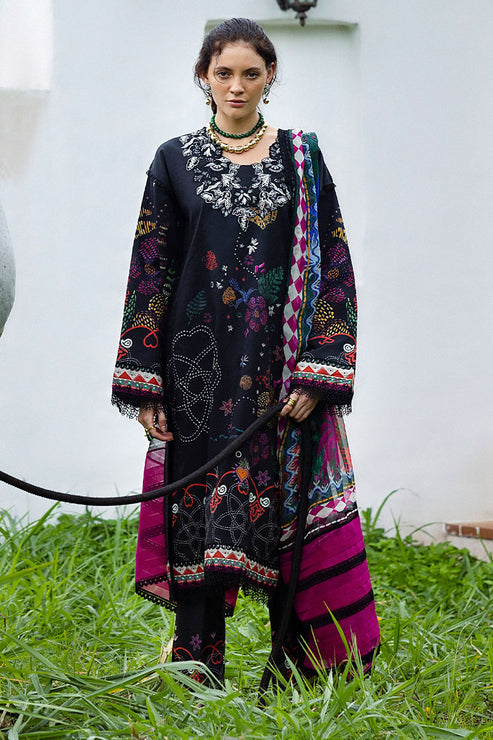 Mirasol Unstitched Printed Cambric By Mushq Hemline
