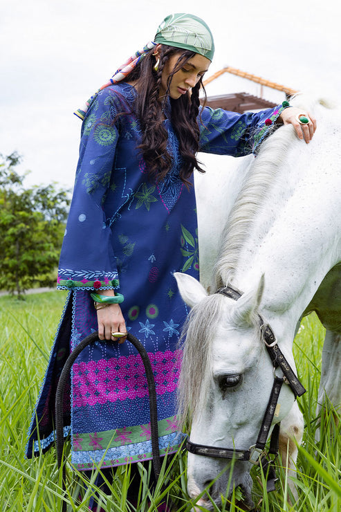 Mirasol Unstitched Printed Cambric By Mushq Hemline
