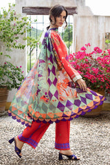 Mirasol Unstitched Printed Cambric By Mushq Hemline