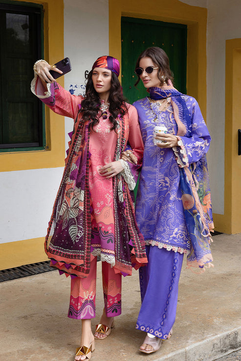 Mirasol Unstitched Printed Cambric By Mushq Hemline