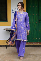 Mirasol Unstitched Printed Cambric By Mushq Hemline
