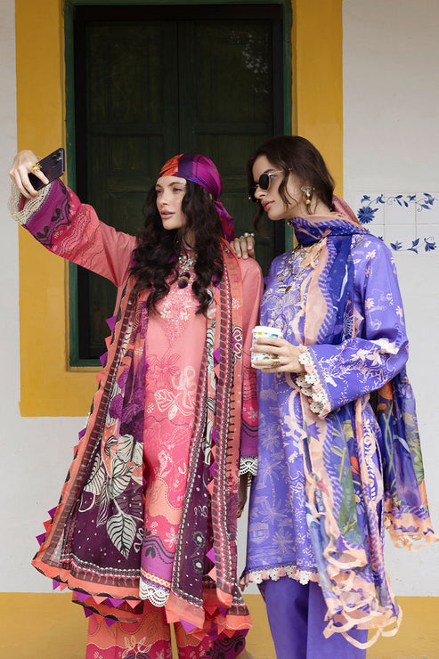 Mirasol Unstitched Printed Cambric By Mushq Hemline