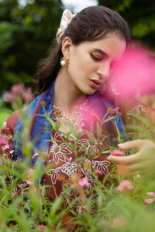 Mirasol Unstitched Printed Cambric By Mushq Hemline