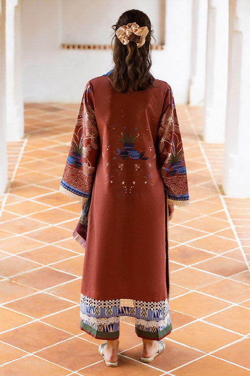 Mirasol Unstitched Printed Cambric By Mushq Hemline
