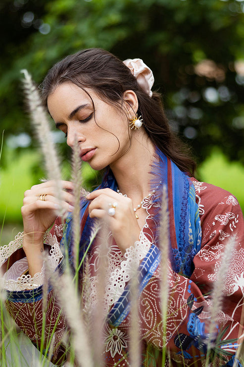 Mirasol Unstitched Printed Cambric By Mushq Hemline