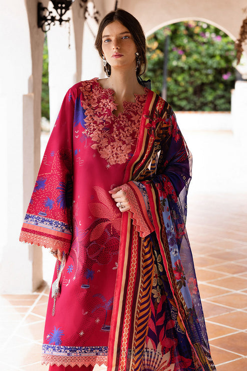 Mirasol Unstitched Printed Cambric By Mushq Hemline