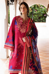 Mirasol Unstitched Printed Cambric By Mushq Hemline