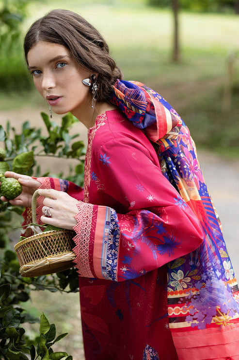 Mirasol Unstitched Printed Cambric By Mushq Hemline