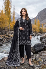 Lakhany 03 Piece Unstitched Printed Pashmina '26