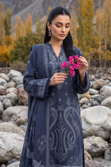 Lakhany 03 Piece Unstitched Printed Pashmina '26