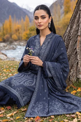 Lakhany 03 Piece Unstitched Printed Pashmina '26