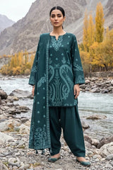 Lakhany 03 Piece Unstitched Printed Pashmina '26