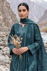 Lakhany 03 Piece Unstitched Printed Pashmina '26