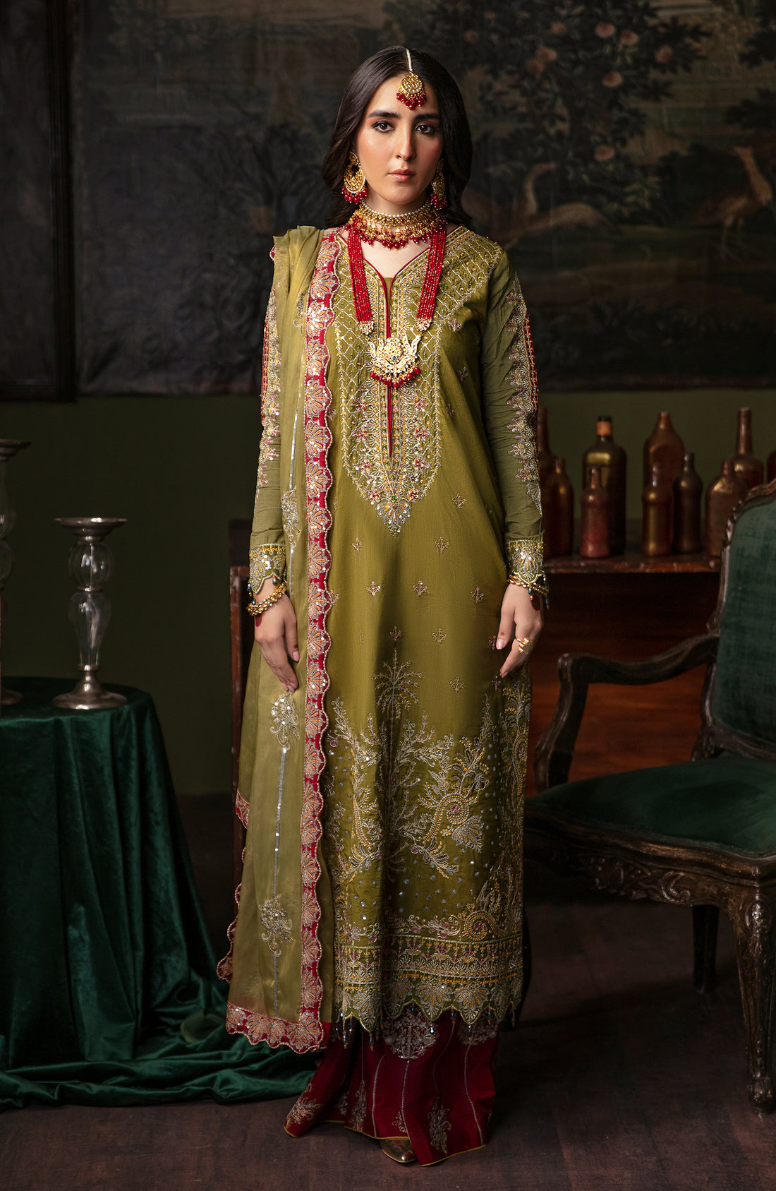 Noori Luxury Embroidered Silk Collection By Emaan Adeel 01