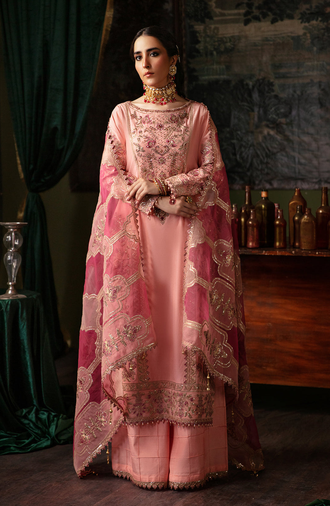 Noori Luxury Embroidered Silk Collection By Emaan Adeel 03