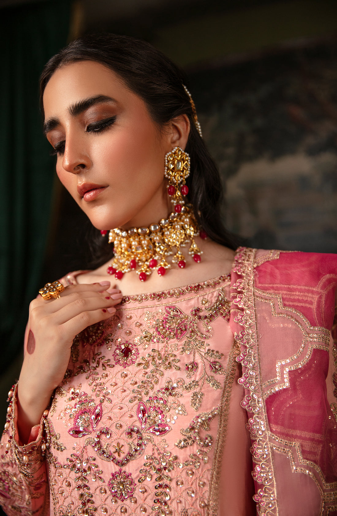 Noori Luxury Embroidered Silk Collection By Emaan Adeel 03