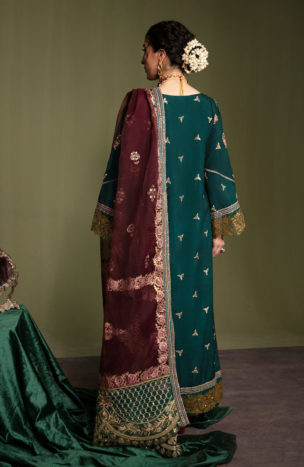 Noori Luxury Embroidered Silk Collection By Emaan Adeel 05