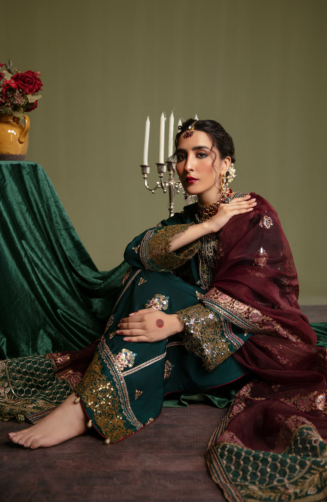 Noori Luxury Embroidered Silk Collection By Emaan Adeel 05