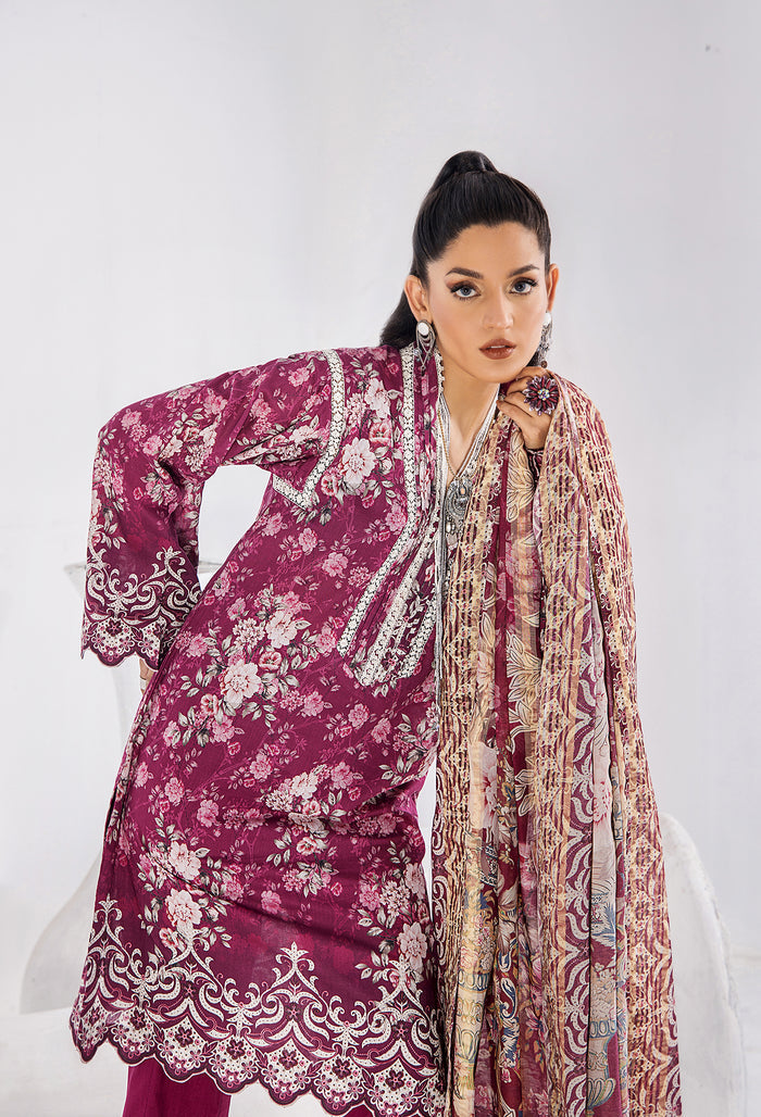 Adan’s Libas Digital Printed Lawn Collection By Inara 07