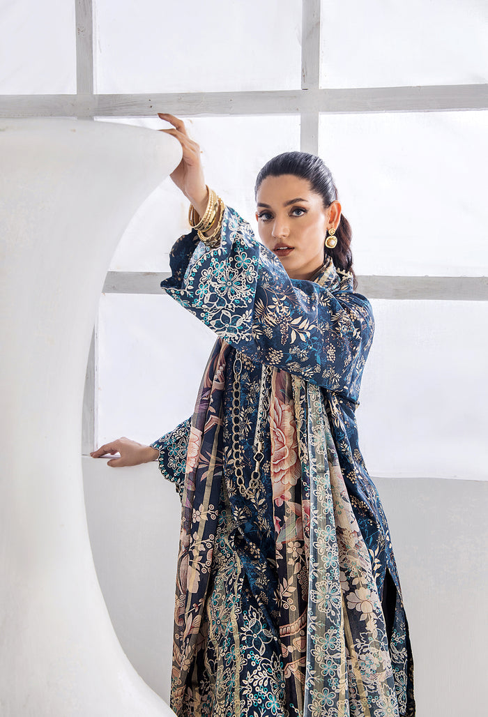 Adan’s Libas Digital Printed Lawn Collection By Inara 09