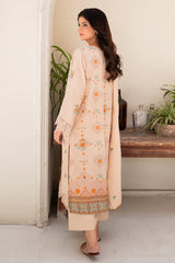 3 PIECE - PREMIUM EMBROIDERED LAWN - 8174