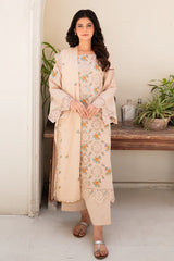 3 PIECE - PREMIUM EMBROIDERED LAWN - 8174