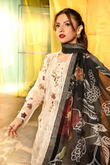 Maria B M Basic Unstitched 3 Piece Lawn 25