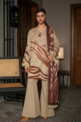 M Basic Unstitched Printed Linen By Maria B