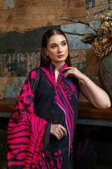 M Basic Unstitched Printed Linen By Maria B