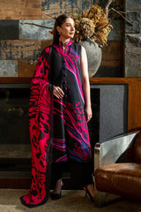 M Basic Unstitched Printed Linen By Maria B