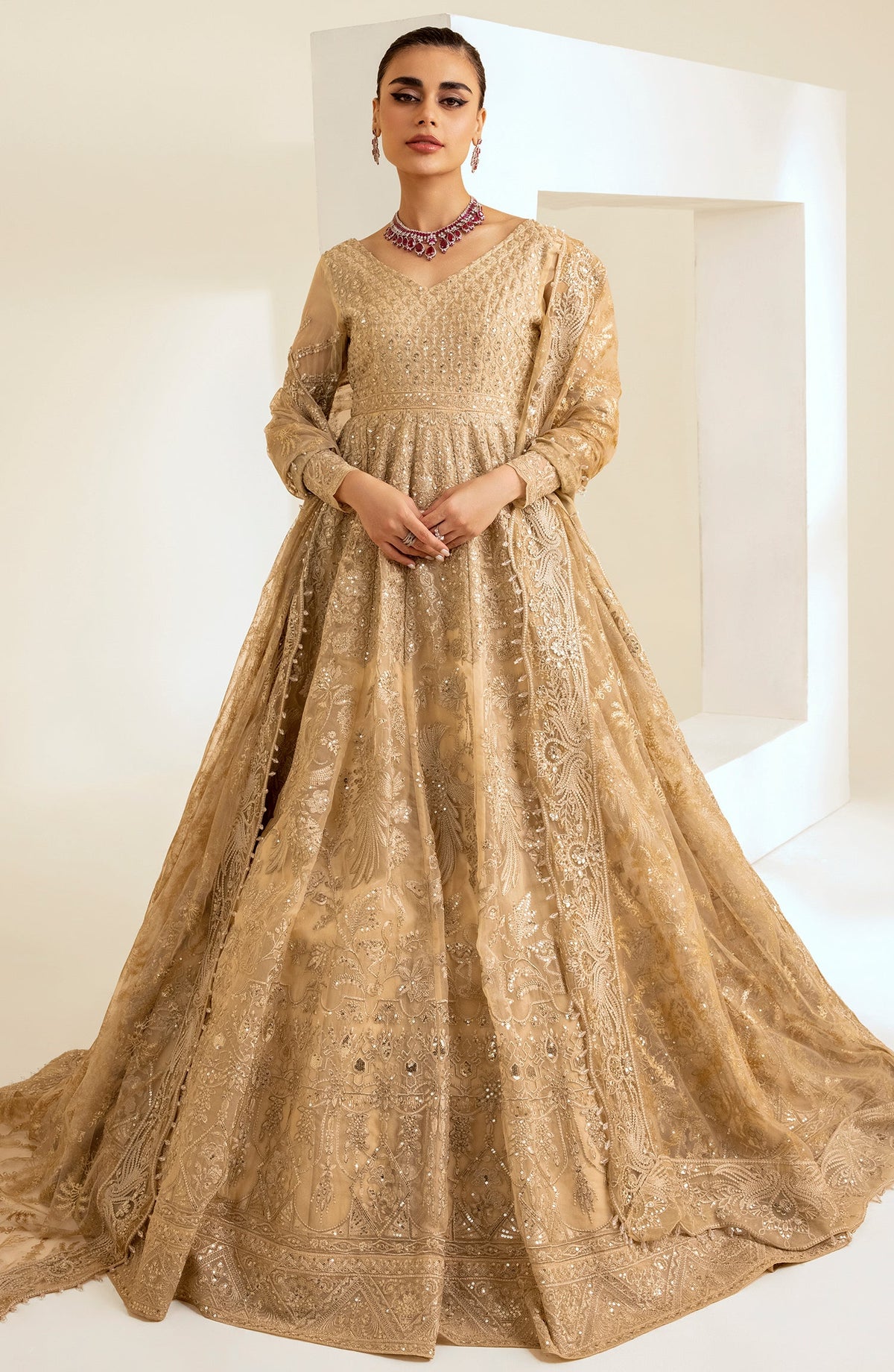 Maryam And Maria Luxury Embroidered Bridal Collection