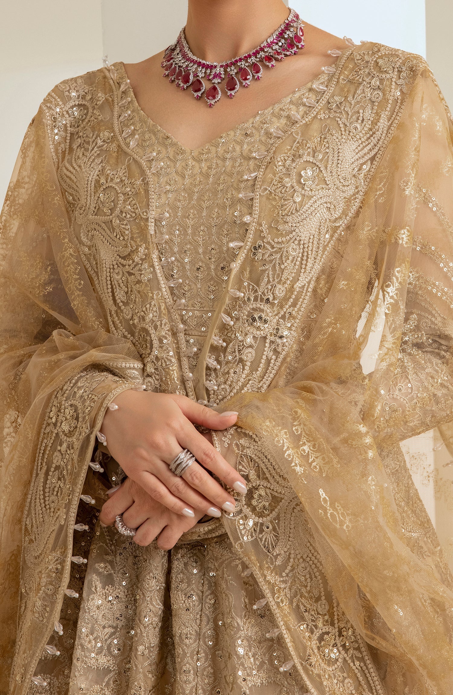 Maryam And Maria Luxury Embroidered Bridal Collection