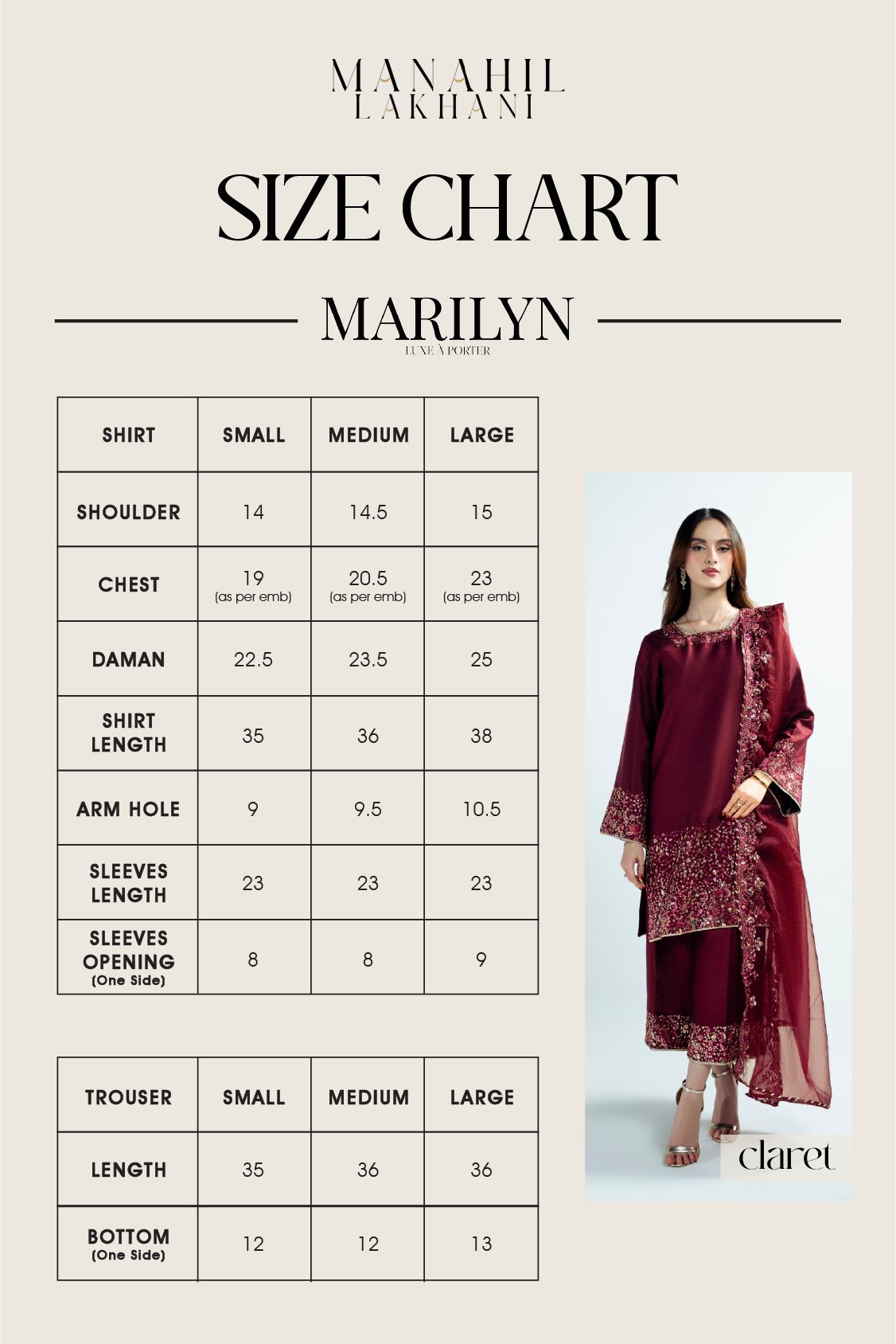 Manahil Lakhani | Marylin - Luxe à Porter