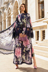 M Prints 3 Piece Unstitched Printed Cambric Suit By Maria B 24