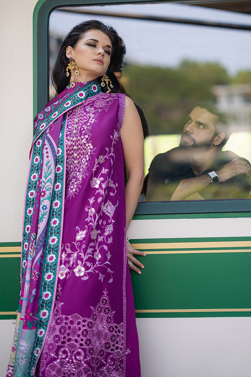 Orient Express By Mushq Embroidered Luxury Lawn Collection '24 (09)