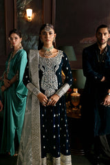 Mushq Niloufer Embroidered Velvet Collection 01