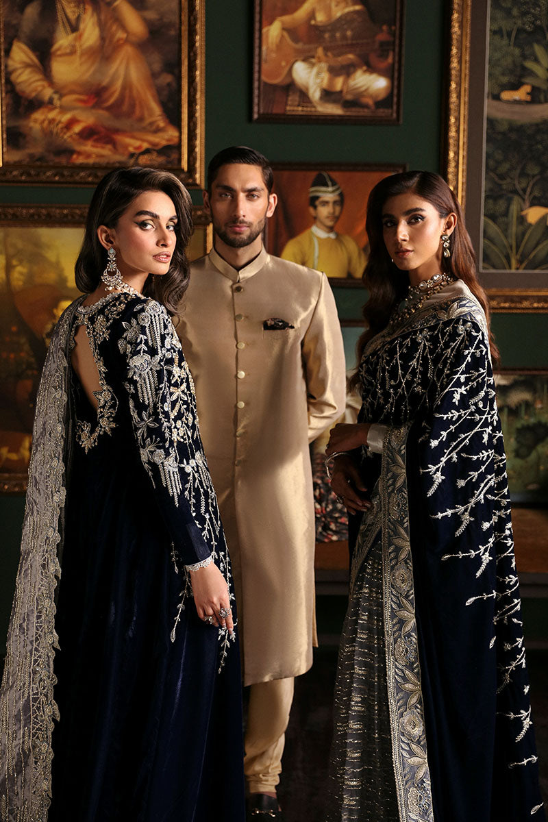 Mushq Niloufer Embroidered Velvet Collection 03